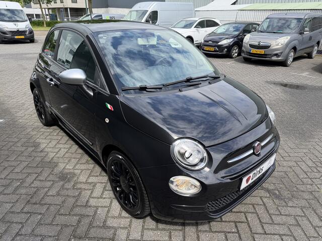 Fiat 500 0.9 TwinAir Turbo Black Edition )Navigatie - Apple Carplay - Airco - 15" Black incl 4S - DAB)