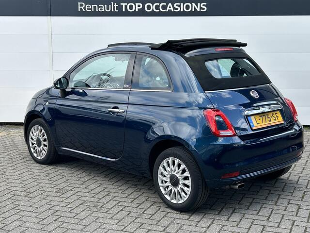Fiat 500 Cabrio 1.2 Lounge | Carplay | Historie | 15' Velgen | Cruise Control | Parkeersensoren Achter