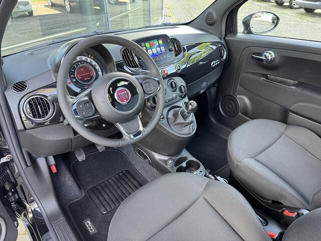 Fiat 500 1.0 Hybrid Dolcevita | Apple Carplay | Android Auto | Origineel Nederlands | Panoramadak | Cruise Control | Airconditioning | Parkeersensoren | 15" Lichtmetaal | DAB | Elektrische Spiegels |