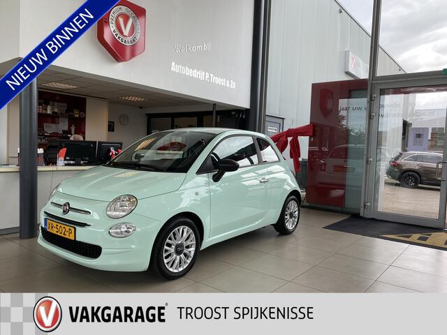 Fiat 500 0.9 TwinAir Turbo Popstar,Airco,Cruiscontrol,Bleutooth met Spraakbediening,Aux Usb Aansluiting,15 Inch Lmv