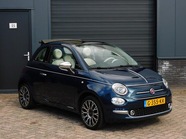 Fiat 500 1.2 Lounge CABRIO TOPSTAAT! CARPLY/ANDROID! CLIMA! CRUISE! LM VELGEN!