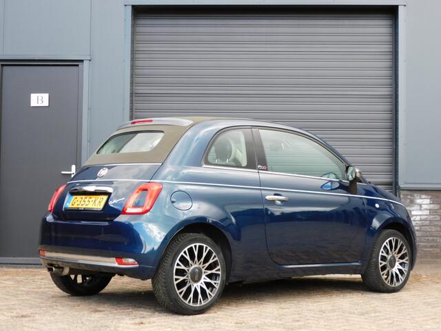 Fiat 500 1.2 Lounge CABRIO TOPSTAAT! CARPLY/ANDROID! CLIMA! CRUISE! LM VELGEN!