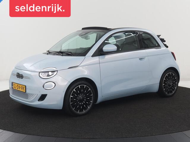 Fiat 500 Cabrio Icon 42 kWh | SOH 90,5 | 3 Fase | Adaptive cruise | Camera | Carplay | DAB | Climate control | Stoelverwarming | Navi. Full map |