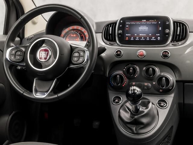 Fiat 500 1.2 Lounge (PANORAMADAK, GROOT SCHERM, GETINT GLAS, SPORTSTOELEN, LM VELGEN, PARKEERSENSOREN, NIEUWSTAAT)