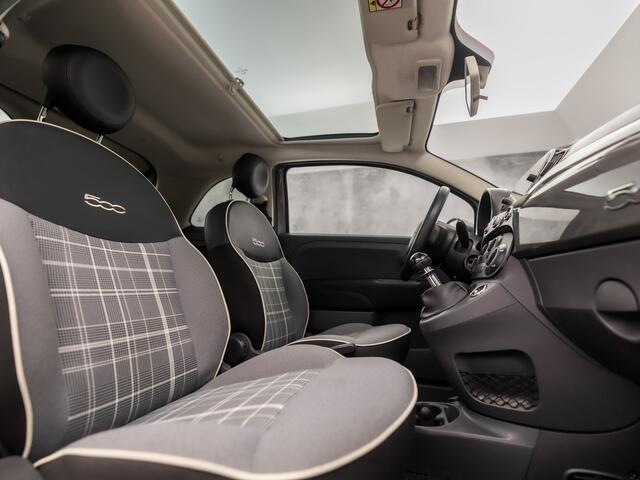 Fiat 500 1.2 Lounge (PANORAMADAK, GROOT SCHERM, GETINT GLAS, SPORTSTOELEN, LM VELGEN, PARKEERSENSOREN, NIEUWSTAAT)