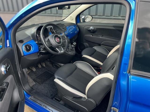 Fiat 500 TwinAir 80 0.9 Lounge 3-DRS Carplay Glazen dak P-sensoren APK: 05-2027