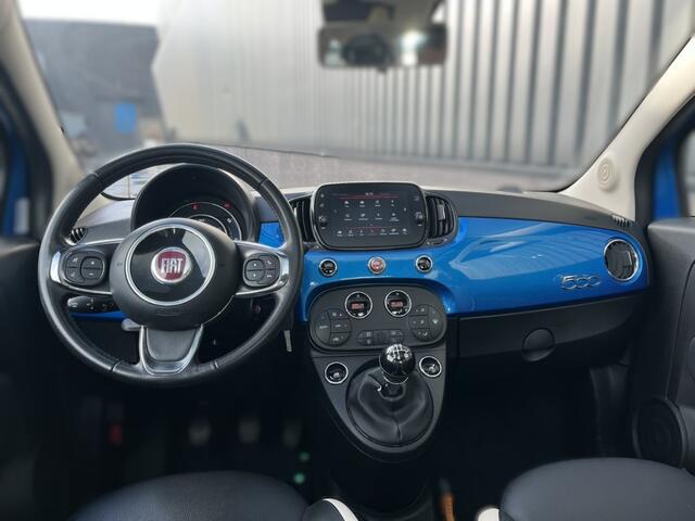 Fiat 500 TwinAir 80 0.9 Lounge 3-DRS Carplay Glazen dak P-sensoren APK: 05-2027
