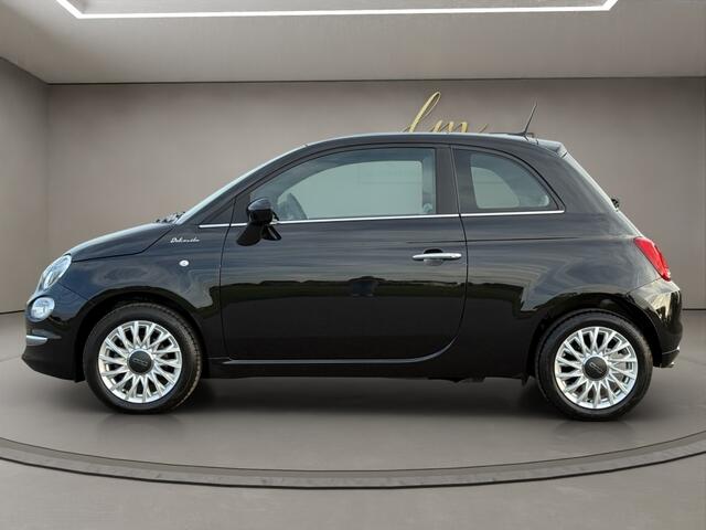 Fiat 500 1.0 Hybrid Dolcevita 2022 Zwart | Apple CarPlay | Climate Contro