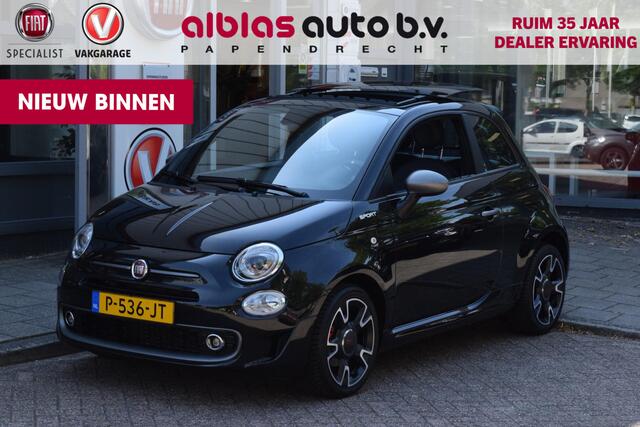 Fiat 500 1.0 Hybrid Sport|Open dak|16"|Cruise|TFT|Clima