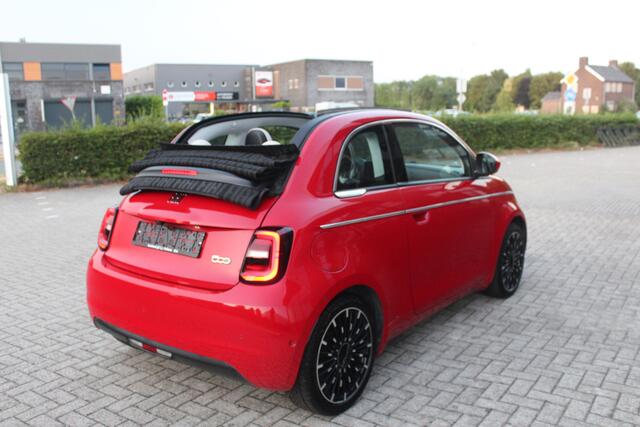 Fiat 500 Cabrio La Prima 42 kWh Clima-Leder-JBL-Camera-Stoelverwarming