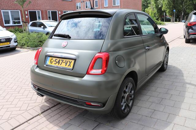 Fiat 500 S 1.2 Automaat. Speciale originele matte kleur, navigatie, unieke auto!