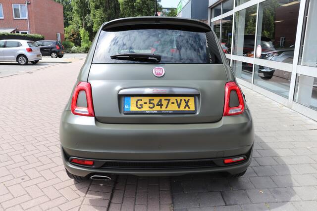 Fiat 500 S 1.2 Automaat. Speciale originele matte kleur, navigatie, unieke auto!