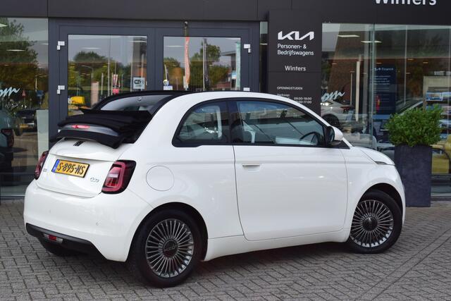Fiat 500 Passion 42 kWh | Cabrio | LM velgen | Apple carplay & Android auto |