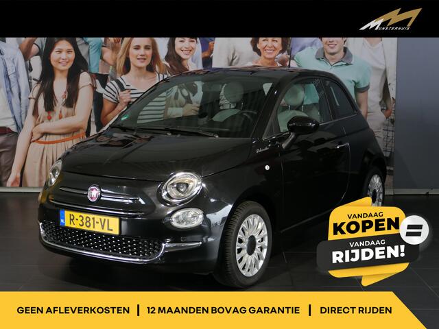 Fiat 500 1.0 Hybrid Dolcevita - Occasion Lease vanaf ¤324 p/m - Panoramadak - Apple carplay/Android auto - Allseasons - Cruise