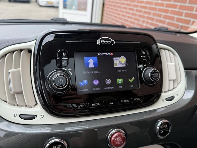 Fiat 500 0.9 TwinAir T Lounge NAVI PANO CRUISE PDC NL-AUTO