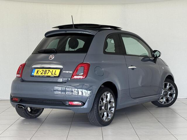 Fiat 500 1.0 Hybrid Rockstar | Apple-Android | Schuif-Kanteldak | Parkeersensoren | Climate Control