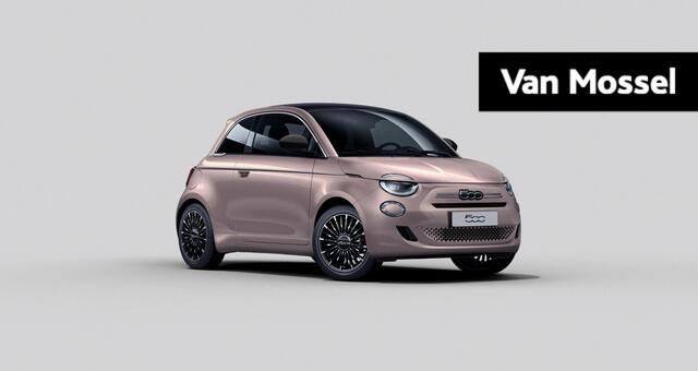 Fiat 500 1.0 Hybrid La Prima | Apple&Android Carplay | Lederen bekleding | Panoramadak | ¤2000,- Klantenvoordeel! | nieuw te bestellen |