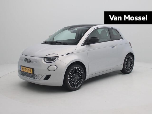 Fiat 500 La Prima 42 kWh | Leder | Camera | 17" Velgen | JBL Audio | DEMO