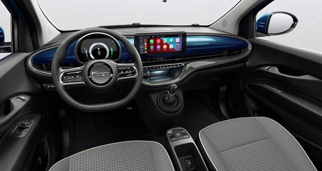 Fiat 500 1.0 Hybrid Torino | Levering Eind Q1 2026 | 16'' LM. Velgen | Draadloos Apple Carplay & Android Auto |