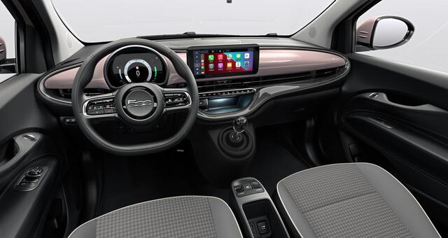 Fiat 500 1.0 Hybrid Torino | Levering Eind Q1 2026 | 16'' LM. Velgen | Draadloos Apple Carplay & Android Auto |