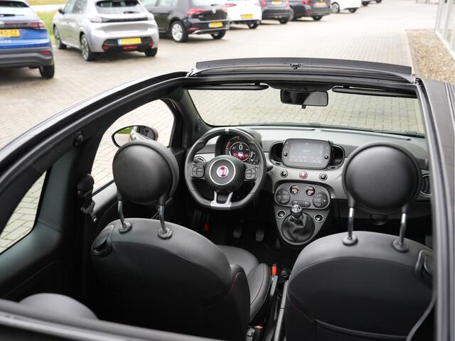 Fiat 500 1.0 Hybrid Cult | Nero Vesuvio | Cabriodak | Parkeersensoren |