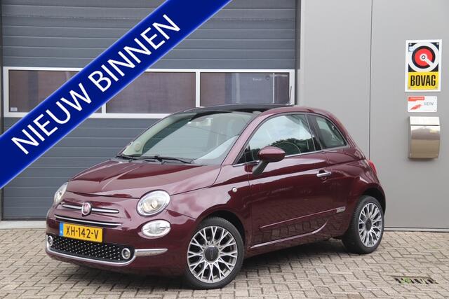 Fiat 500 0.9 TwinAir Turbo Collezione, Panoramadak, Cruise, Navi