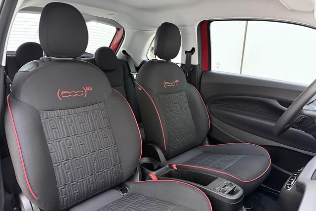 Fiat 500 RED 24 kWh | Navigatie | Climate control | Weinig kilometers | Keyless start | Cruise control | 100% Elektrisch