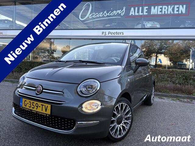 Fiat 500 1.2 Lounge Automaat - Airco - Apple carplay - Navigatie - Cruise control - Bluetooth - Licht metalen velgen 16 inch - Radio - Elektrische ramen - Stuur leder - Stuur multifunctioneel - Start/stop systee - Centrale vergrendeling met afstandsbediening