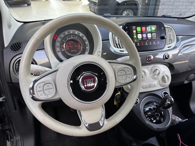 Fiat 500 1.2 Lounge Automaat - Airco - Apple carplay - Navigatie - Cruise control - Bluetooth - Licht metalen velgen 16 inch - Radio - Elektrische ramen - Stuur leder - Stuur multifunctioneel - Start/stop systee - Centrale vergrendeling met afstandsbediening