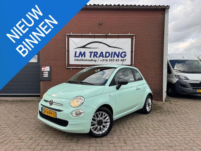 Fiat 500 0.9 TwinAir Turbo Popstar GROOT-SCHERM LMV CRUISE LED MULTISTUUR 2 SLEUTELS + BOEKJES! NAP!