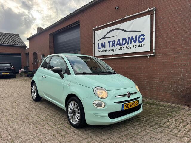Fiat 500 0.9 TwinAir Turbo Popstar GROOT-SCHERM LMV CRUISE LED MULTISTUUR 2 SLEUTELS + BOEKJES! NAP!