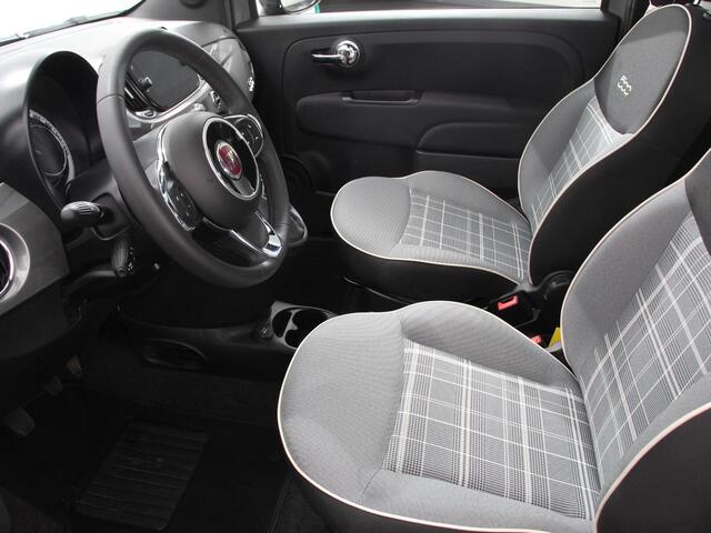 Fiat 500 1.0 Hybrid Lounge Plus Cruise control Panorama dak Parkeersensor achter Climate control Apple carplay / Andriod auto