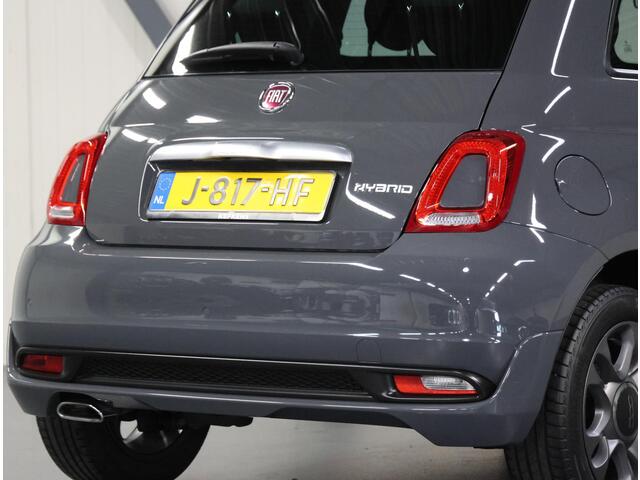 Fiat 500 1.0 Hybrid Rockstar | 1ste eigenaar | Climate Control | Cruise Control | Glazen dak | LEER/Stof | Parkeersensoren | AppleCarPlay/AndroidAuto | Isofix | Privacy Glass | DAB Radio |