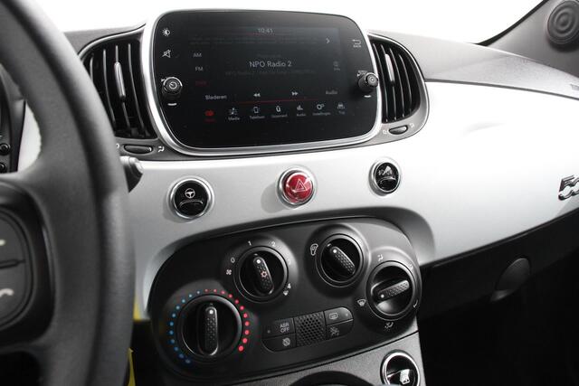 Fiat 500 1.0 Hybrid Sport Navigatie Half Lederen Bekleding Airco Dab Cruise Control Lichtmetalen Velgen Sportstoelen