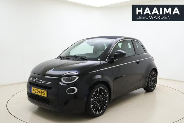 Fiat 500 1.0 Hybrid La Prima | DEMO| Cabrio | Cruise control | Climate control | Lichtmetalen velgen | 8 Jaar speciale garantie