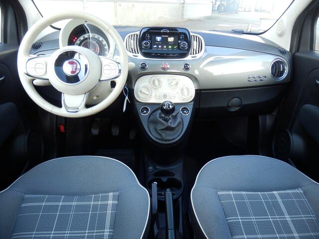 Fiat 500 80 pk. Collezione I Airco I 16 inch LM velgen I Nav. I