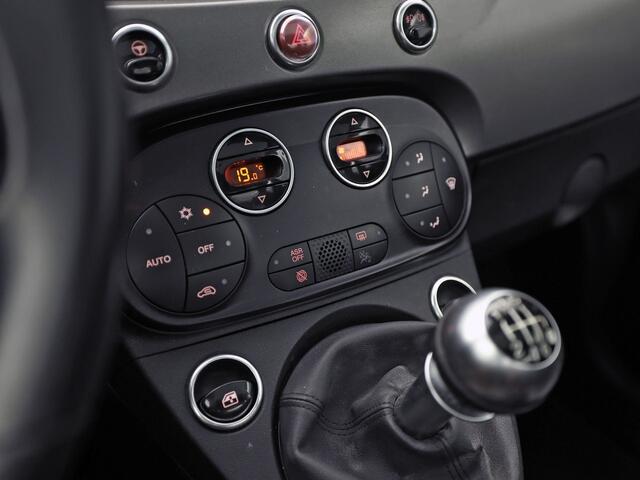 Fiat 500 1.0 Hybrid Sport (VIRTUAL COCKPIT, GROOT NAVI, CLIMATE, HALF LEDER, SPORTSTOELEN, PARKEERSENSOREN, GETINT GLAS, ELEK RAMEN, NIEUWSTAAT)