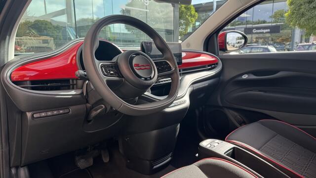 Fiat 500 Red 42 kWh | AppleCarplay | Cruise | Navi