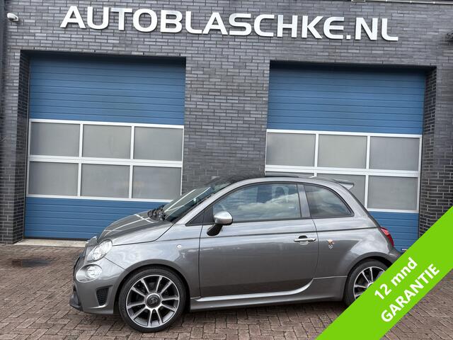 Fiat 500 ABARTH 1.4 T-Jet Turismo, elektrische schuif/panodak !! truffelbruin leder.