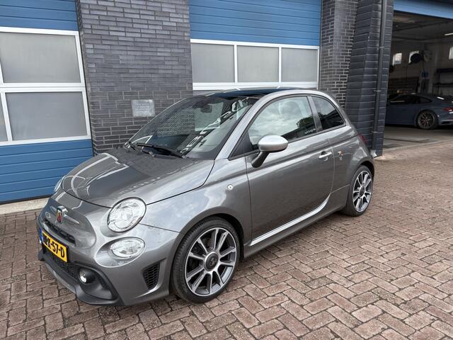 Fiat 500 ABARTH 1.4 T-Jet Turismo, elektrische schuif/panodak !! truffelbruin leder.