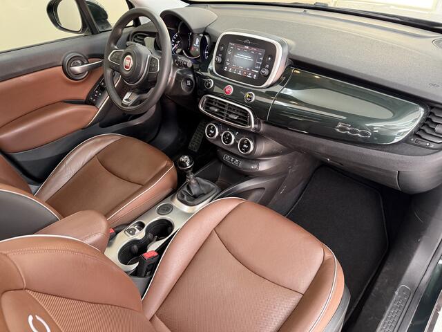 Fiat 500 X CROSS 1.0 GSE Cross, 120Pk, 2019 1ste Eigenaar, Volledig leder, Panoramadak, Cruise control, Achteruitrijcamera, Stoelverwarming, Apple carplay, Navigatie, Parkeersensoren,