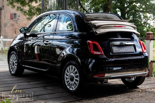 Fiat 500C 1.2 Lounge 2017 ZWART | Cabrio | Benzine | PDC