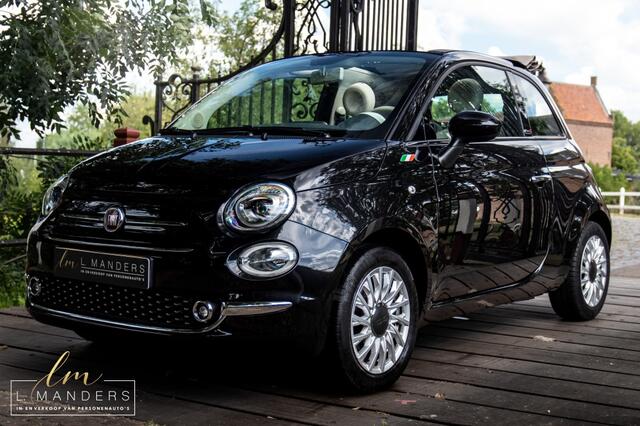 Fiat 500C 1.2 Lounge 2017 ZWART | Cabrio | Benzine | PDC