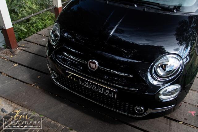 Fiat 500C 1.2 Lounge 2017 ZWART | Cabrio | Benzine | PDC