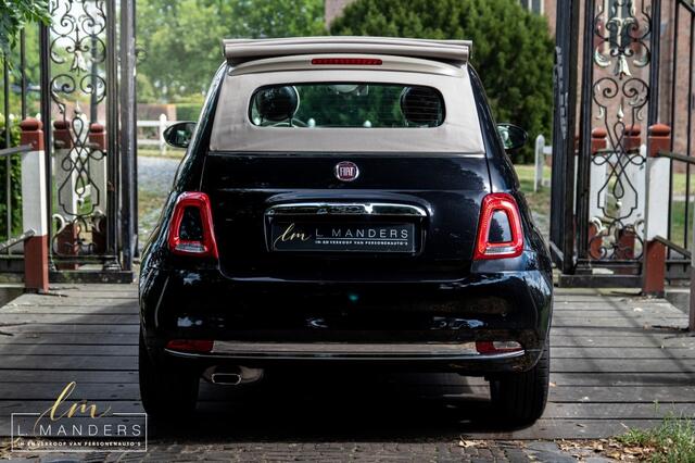 Fiat 500C 1.2 Lounge 2017 ZWART | Cabrio | Benzine | PDC
