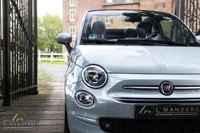Fiat 500C 1.0 Hybrid Launch Edition 2020 BLAUW | Cabriolet | Leder | Benzi