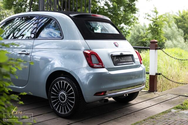 Fiat 500C 1.0 Hybrid Launch Edition 2020 BLAUW | Cabriolet | Leder | Benzi