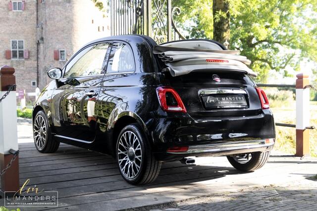 Fiat 500C 0.9 TwinAir Turbo Star 2019 ZWART | Cabrio | Leder | Benzine