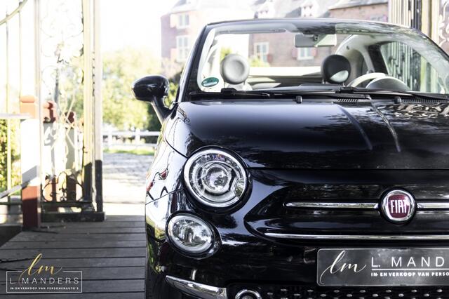 Fiat 500C 0.9 TwinAir Turbo Star 2019 ZWART | Cabrio | Leder | Benzine