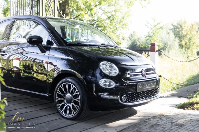 Fiat 500C 0.9 TwinAir Turbo Star 2019 ZWART | Cabrio | Leder | Benzine